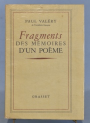 Valéry, Paul. Fragments des Memoires d'un Poème. Manchas, desperfectos.