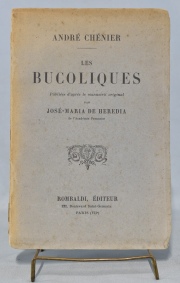 Chenier, Andre. Les Bucoliques. Editorial: Rombaldi. 1907 . Tapas sueltas. 1 vol. desperfectos.