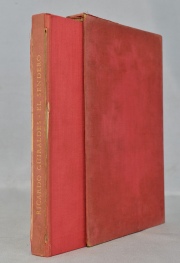 GÜIRALDES, Ricardo: EL SENDERO, 1932. Estuche averiado. Más carta manuscrita Adelina del Carril. 1 vol + 1 carta. 2 pzas