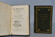 D`ALBERGO, Marchese C.: LA SPAGNA LIBERATA, Ex libris María Cristina. 1824. 2 vol.