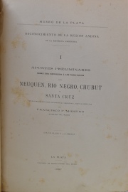 MORENO, Francisco P. VIAJE A LA PATAGONIA AUSTRAL y EXCURSION A NEUQUEN, R.NEGRO, CHUBUT Y S. CRUZ. 2 Vol.