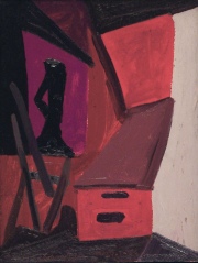 Vainstein Abstracto, óleo. Mide: 35 x 27 cm.