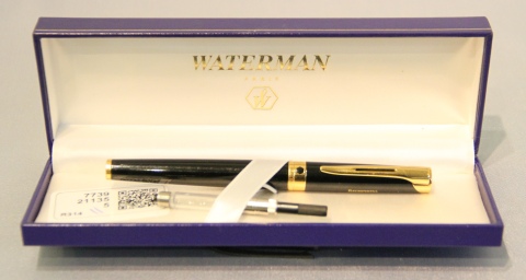 Lapicera Waterman con estuche. Edición para Bayaspirina.