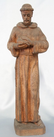 Mario Arrigutti, San Francisco, terracota. Alto: 61 cm.