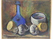 Tiglio, Marcos, óleo sobre cartón, año 1947. Certificado de Centoira. Mide: 36 x 46 cm.