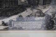 Giovanni Battista PIRANESI, Tempo detto Volgarm.te di Giano, grabado de 48 x 72 cm. Restauro en márgenes.